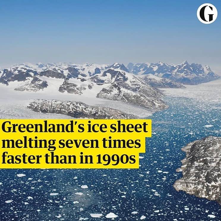 レオナルド・ディカプリオさんのインスタグラム写真 - (レオナルド・ディカプリオInstagram)「#Regram #RG @guardian: Greenland’s ice sheet is melting much faster than previously thought.  This means sea level rises are likely to reach 67cm by 2100, about 7cm more than what was predicted by the Intergovernmental Panel on Climate Change (IPCC). This will put 400 million people at risk of flooding every year, while sea level rises also add to the risk of storm surges, when the fiercer storms made more likely by global heating batter coastal regions. These impacts are likely to strike coastal areas all around the world.  The IPCC is the gold standard for climate science, but some experts are concerned that its findings don't take into account the potential for “tipping points” - thresholds beyond which climate breakdown accelerates and becomes catastrophic and irreversible.」12月29日 20時25分 - leonardodicaprio