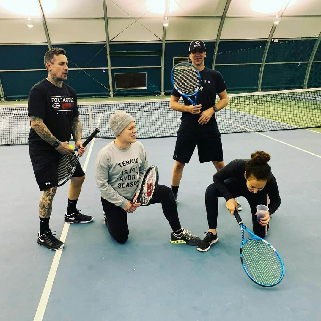 P!nk（ピンク）さんのインスタグラム写真 - (P!nk（ピンク）Instagram)「Tennis 🎾 is my favorite season」12月29日 14時05分 - pink