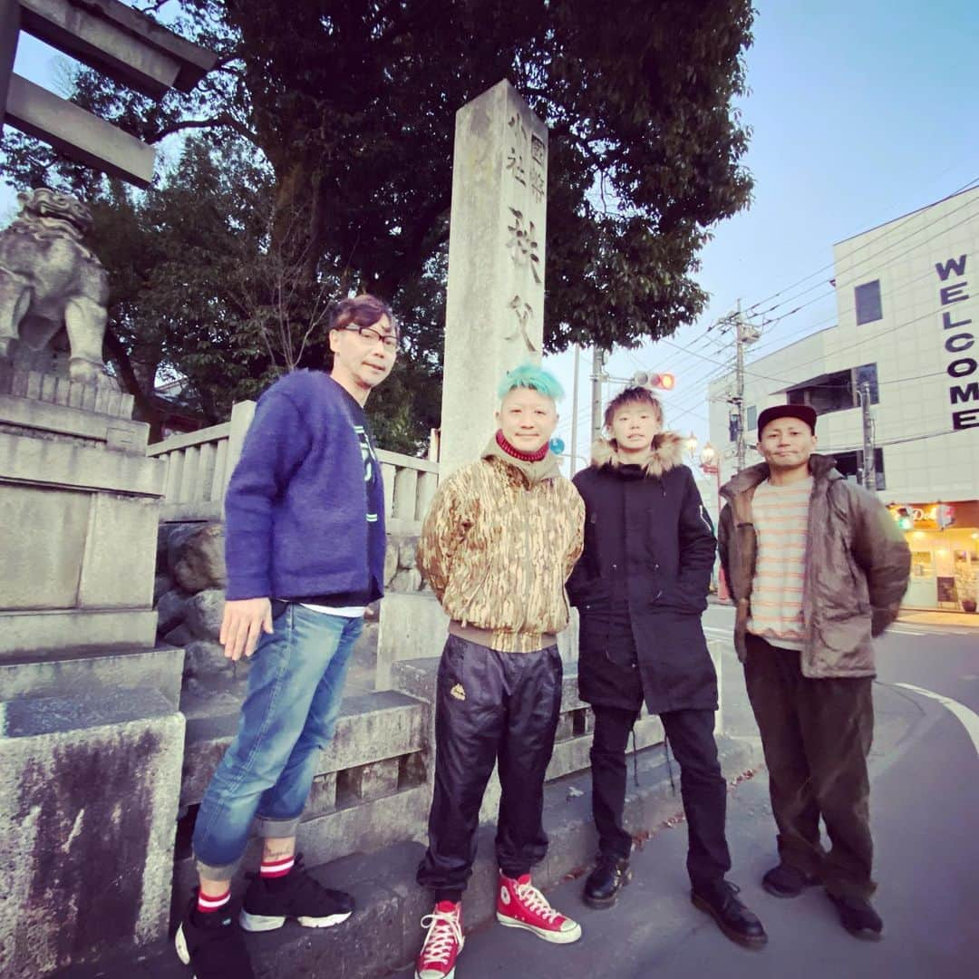 日高央さんのインスタグラム写真 - (日高央Instagram)「秩父マジ最高⛩✨ #秩父神社 #Lets #Stay #Chichibu #Forever #and #StayPunkForever #with #LadderLadder #TheStarbems」12月29日 17時55分 - hidakatoru