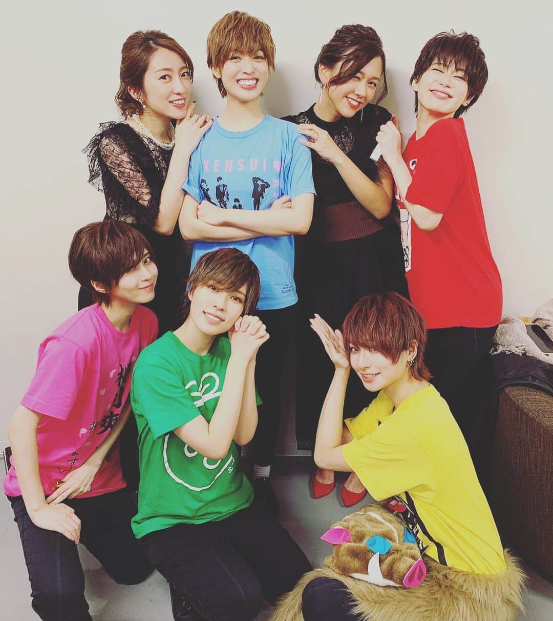 虎南有香のインスタグラム：「今年もサプライズMCで #風男塾　#黒白歌合戦2019 に出演させて頂きました💞🎤 今回はせぐと一緒に☺️♥️ 毎年パワーアップしてる黒白歌合戦！笑 今年も沢山笑わせて貰いました😂♥️ パプリカ楽しかったです👐🏻💐」