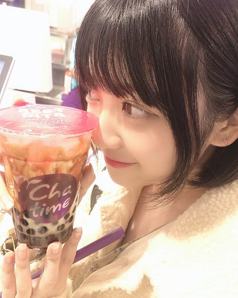 大芝りんかのインスタグラム：「たぴっっ♡#chatime」