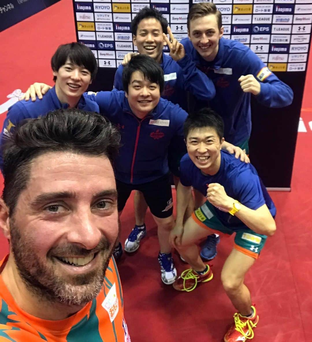 岸川聖也のインスタグラム：「ナイスゲーム😊 どの試合も接戦でしたが、なんとか勝ち点4取る事が出来ました。 大事な試合が続くので引き続きみんなで頑張ります💪🏻 #TT彩たま #Tリーグ」