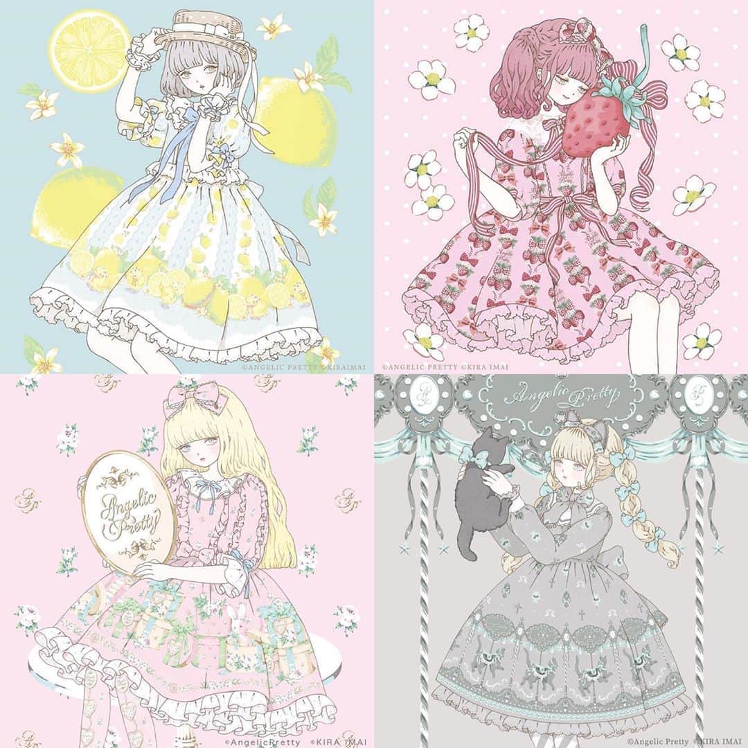 今井キラのインスタグラム：「𝒜𝓃ℊℯ𝓁𝒾𝒸 𝒫𝓇ℯ𝓉𝓉𝓎 𝟸𝟶𝟷𝟿﻿ ﻿ ♡﻿ ﻿ ♡﻿ ﻿ ♡﻿ ﻿ #kiraimai #angelicpretty #sweetlolita #lolitafashion #kawaii #lolitagirl #dollystyle #lolitadress #japanesefashion #ロリータ」