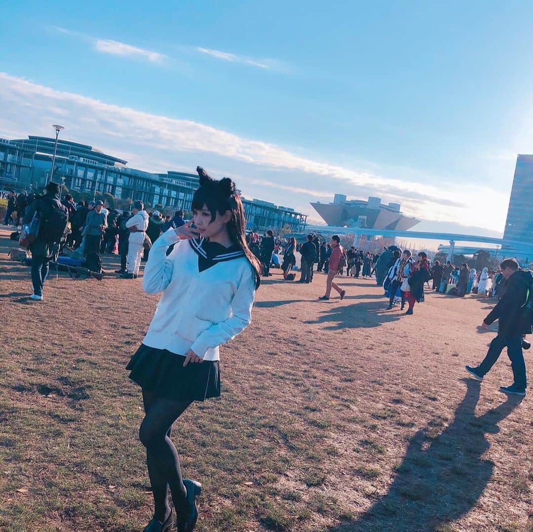 Elyさんのインスタグラム写真 - (ElyInstagram)「Cosplay Atago from Azur Lane at Comiket 97 day2. 2日目、お疲れ様でした♥︎ これからは4日目サークル参加します、よろしくお願いします！  #C97コスプレ #C97 #コミケ97」12月29日 19時29分 - eeelyeee
