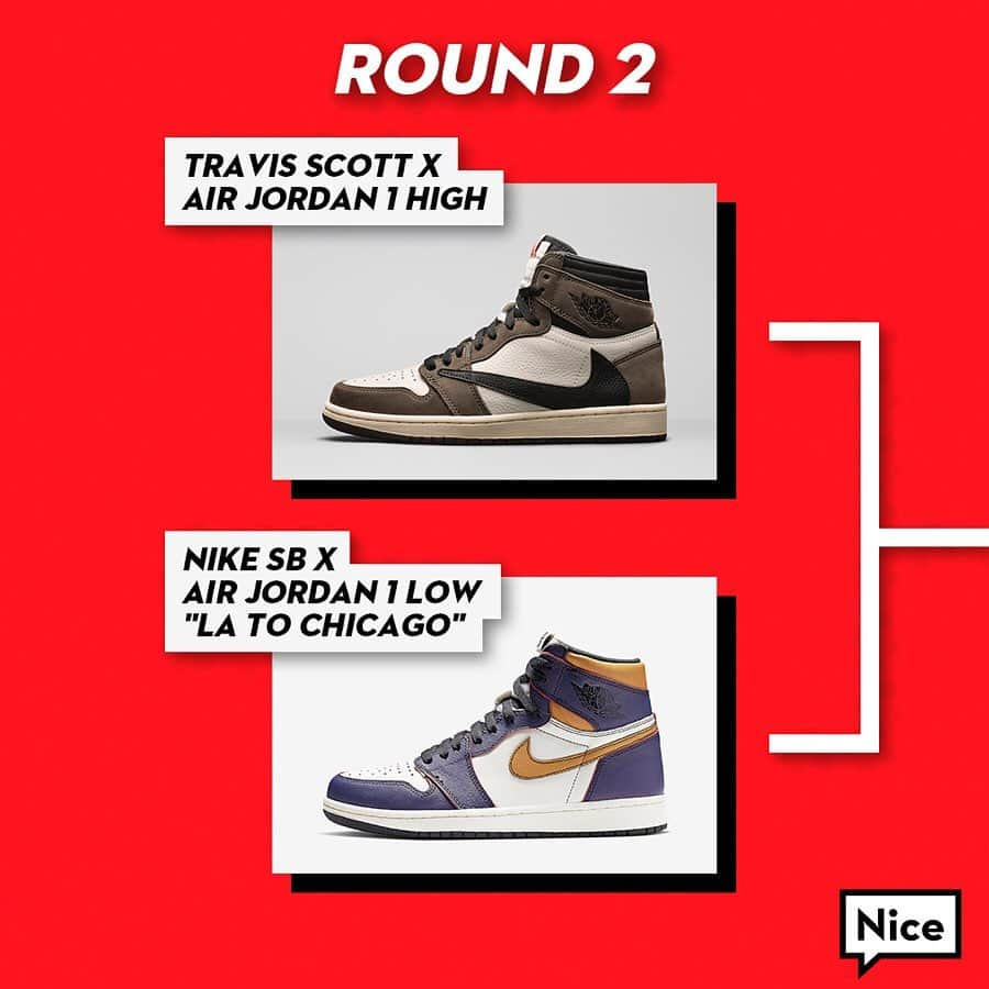 Nice Kicksさんのインスタグラム写真 - (Nice KicksInstagram)「ROUND 2 OF THE 2019 NICE KICKS SNEAKER OF THE YEAR TOURNAMENT BRACKET CHALLENGE IS NOW LIVE! VOTE NOW IN OUR STORIES!」12月30日 5時43分 - nicekicks