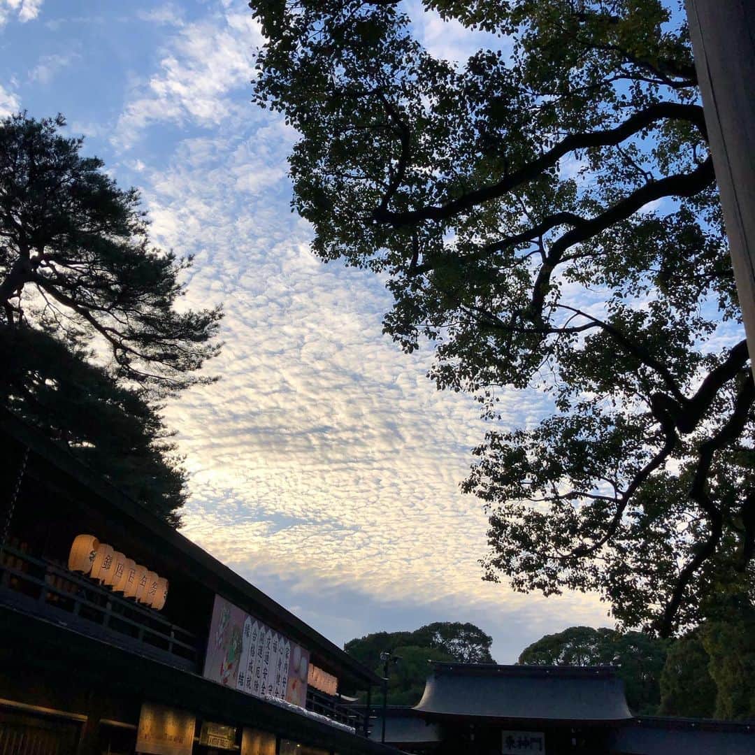 のインスタグラム：「雲が綺麗でした。」