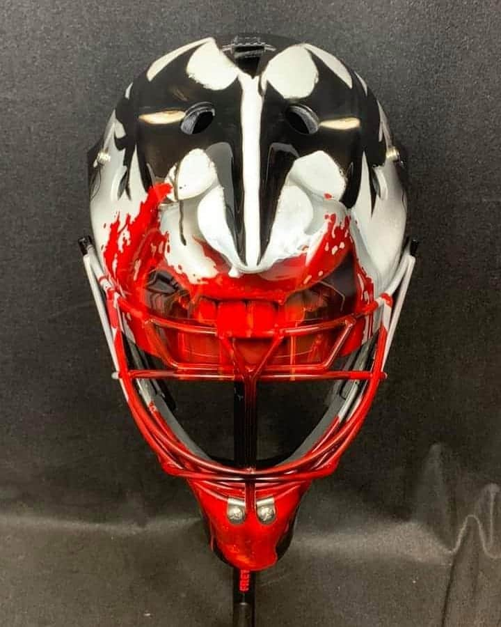 KISSさんのインスタグラム写真 - (KISSInstagram)「#KISS Demon @genesimmons goalie mask. Amazing! Thanks for sharing, Rob Sutherland. #KISSARMYROCKS」12月29日 23時32分 - kissonline