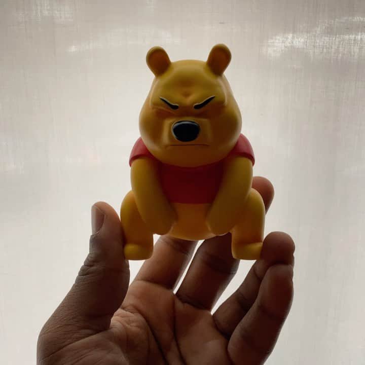 Paul Octaviousのインスタグラム：「Pooh Pooh... my friend @alexmdc made this and it just came in the mail. It has given me all the life! 😂😭✨❤️ #pooh #sorrytothatpooh」