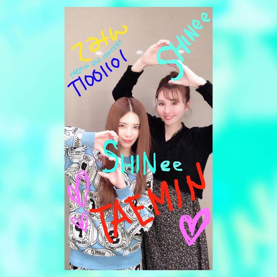 辰巳ゆいのインスタグラム：「やっとやっとテミンのソロコン行けたーー😭😭﻿ ﻿ ずっとチケット取れなくて💦﻿ ﻿ 今年最後のライブはテミンちゃん😍😍﻿ ﻿ もう、美しくて美しくて…﻿ ﻿ あのダンスと歌声大好き❤️ ﻿ 綺麗すぎて、ホント妖精かと思ったわ🤣🤣﻿ ﻿ パフォーマンスの時と、喋ってる時のギャップがホント良い😍﻿ ﻿ 喋ってる時可愛すぎてる💕﻿ ﻿ 来年も、ライブやってくれるって言ってたので、楽しみに待ってよー♪﻿ その時はチケット取れるといいなー💦﻿ ﻿ ﻿ 本当に最高のライブありがとうーー😭﻿ 楽しかった❤️❤️﻿ ﻿ ﻿ ﻿」