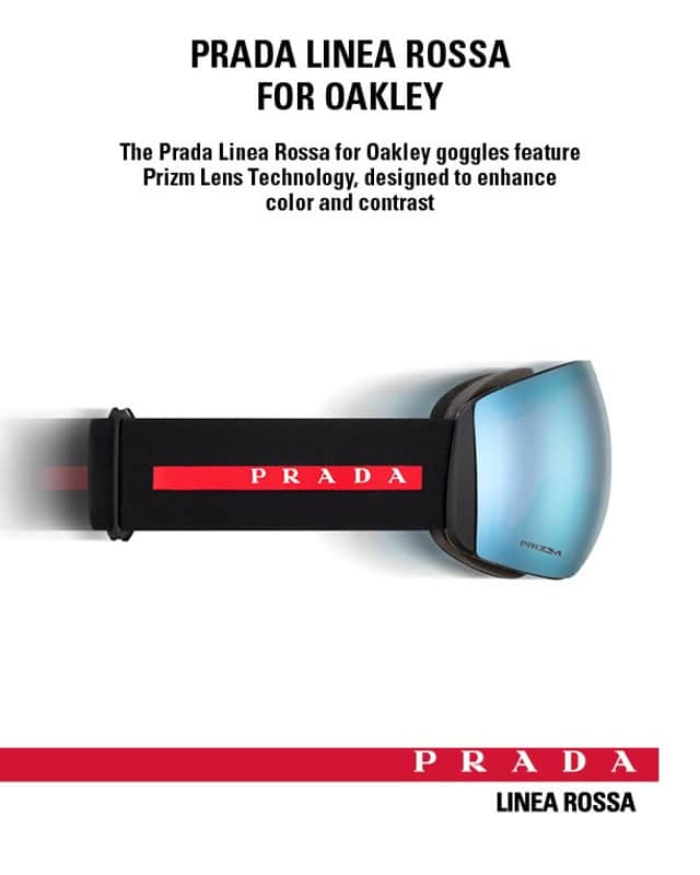 プラダさんのインスタグラム写真 - (プラダInstagram)「Don’t leave home without them. The #PradaLineaRossa @Oakley Snow Goggles. Discover more via link in bio. #OakleyPrizm #Prada #PradaFW19」12月30日 2時30分 - prada