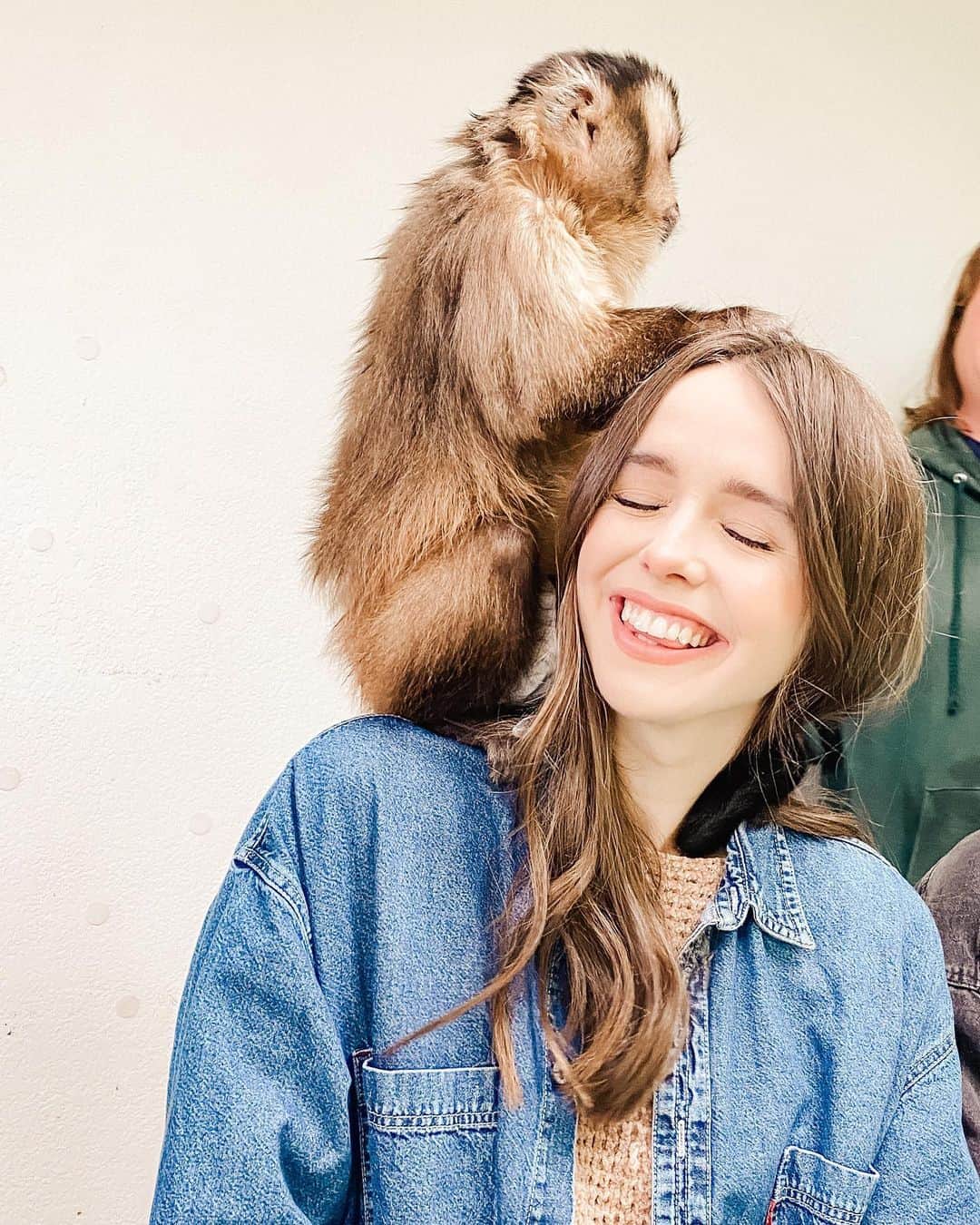 Acacia Brinleyさんのインスタグラム写真 - (Acacia BrinleyInstagram)「We’re just monkeying around here at @animaltracksinc ❤️ we had the best morning spent with the coolest critters and creature I’ve ever met!!!! If you’re in the LA area, please go check them out and learn more about these amazing animals, where they come from, how they ended up at a sanctuary, and why you shouldn’t own any of them as pets! If you’re not in the LA area, please consider donating on their website so they can continue to provide safe and loving habitats for them.🦔🦡🐊🦘🐕🦝🦨🐾 thank you so much @animaltracksinc for having us.」12月30日 4時37分 - acaciakersey
