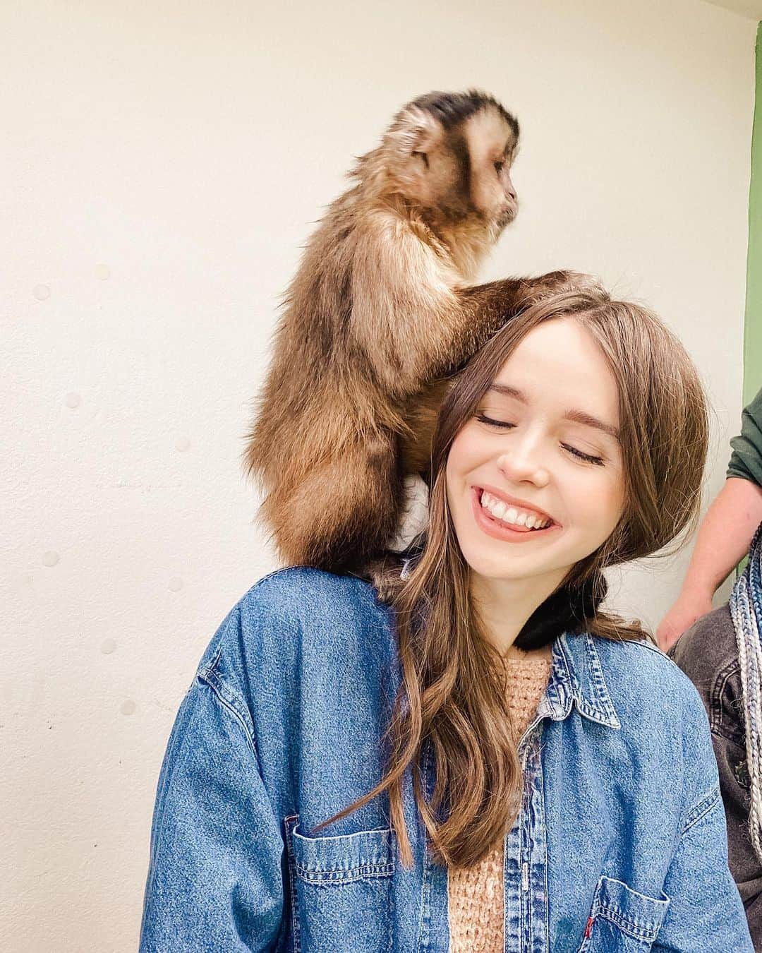 Acacia Brinleyさんのインスタグラム写真 - (Acacia BrinleyInstagram)「We’re just monkeying around here at @animaltracksinc ❤️ we had the best morning spent with the coolest critters and creature I’ve ever met!!!! If you’re in the LA area, please go check them out and learn more about these amazing animals, where they come from, how they ended up at a sanctuary, and why you shouldn’t own any of them as pets! If you’re not in the LA area, please consider donating on their website so they can continue to provide safe and loving habitats for them.🦔🦡🐊🦘🐕🦝🦨🐾 thank you so much @animaltracksinc for having us.」12月30日 4時37分 - acaciakersey