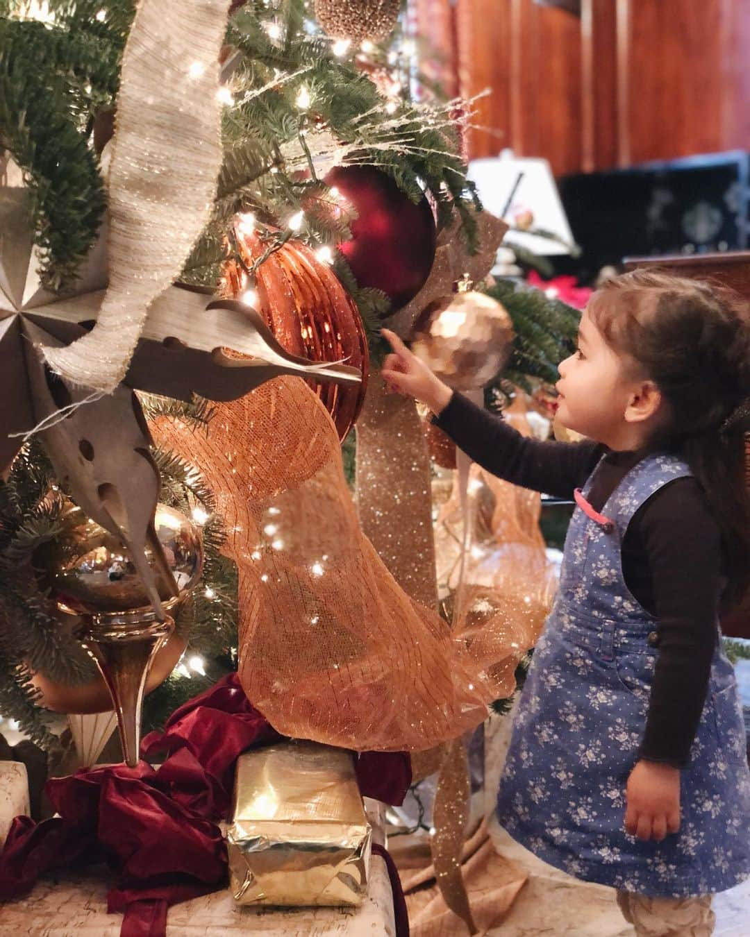 大橋菜央さんのインスタグラム写真 - (大橋菜央Instagram)「You can see how big these ornament are👀🤍 . . . Onepiece: @cutemichell.jp . #thebensonhotel #thebensonhotelportland #bestchristmastree #bestchristmastree2019  #1yearold #22monthsold #1歳10ヶ月 #たれ目 #たれ眉 #portlandlife #ポートランド #miababyliving #naoliving_portland #naoliving_hotelryokan #naoliving_christmas」12月30日 15時34分 - naoliving