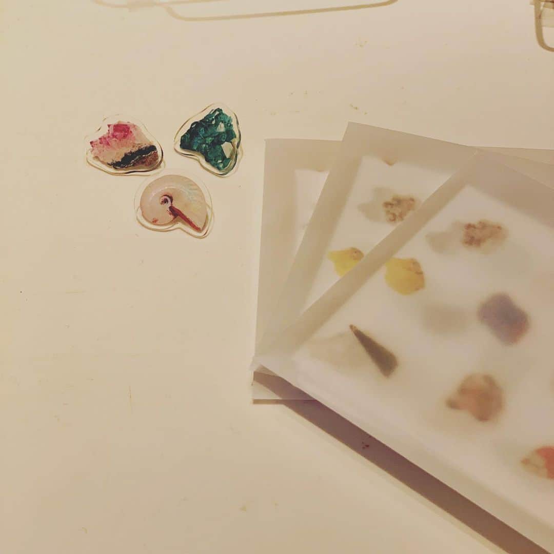 代官山 蔦屋書店　DAIKANYAMA T-SITEさんのインスタグラム写真 - (代官山 蔦屋書店　DAIKANYAMA T-SITEInstagram)「【フェア】内田有美『石の辞典』原画展﻿ ﻿ 蔦屋書店2号館 1階 ギャラリースペース﻿ 2019年12月26日(木) - 01月26日(日)﻿ ﻿ ﻿ 誰が手を加えたわけでもない自然の産物にも関わらず、思わず見入ってしまう程に美しい鉱石の数々には、地球のロマンを感じずにはいられません。﻿ ﻿ 一方でそれらの石はその美しさ故に古来より権力や王位の象徴、魔術的パワーの源としてあがめられ、あこがれの装飾品として人々の熱視線をあびて来ました。﻿ ﻿ そんな奥深い「石」の世界をアートで表現したのがイラストレーターの内田有美さん。﻿ ﻿ まるで写真の様にリアルでありながら、手描きの温もりがひしと伝わるイラストには、思わず優しい気持ちになる程の愛らしさが詰まっています。﻿ ﻿ 今回はその内田さんが絵を担当された『石の辞典』刊行に際して描き下ろした115種にも及ぶ絵画からセレクトした作品を展示・販売致します。﻿ ﻿ また1号館1階自然科学コーナーでは、毎年冬にドイツで開催される世界的な鉱石市「THE MUNICH SHOW」にて仕入れた実物の石の販売も行っております。﻿ ﻿ アート・実物両面から石の魅力を堪能頂ける2つの展示を、併せてお楽しみ下さい。﻿ ﻿ ﻿ ﻿ ﻿ ﻿ #代官山蔦屋書店 #daikanyama #tsite #石の辞典 #石 #本 #鉱石 #minerals」12月30日 9時29分 - daikanyama.tsutaya