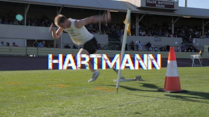 アレックス・ハートマンのインスタグラム：「You've seen us compete in the 100m. You've seen Jack get whooped in the 200m. But now, we'll be going head to head in a 120 at the Burnie Gift! Who's team are you on? #TeamHartmann or #TeamHale ?」