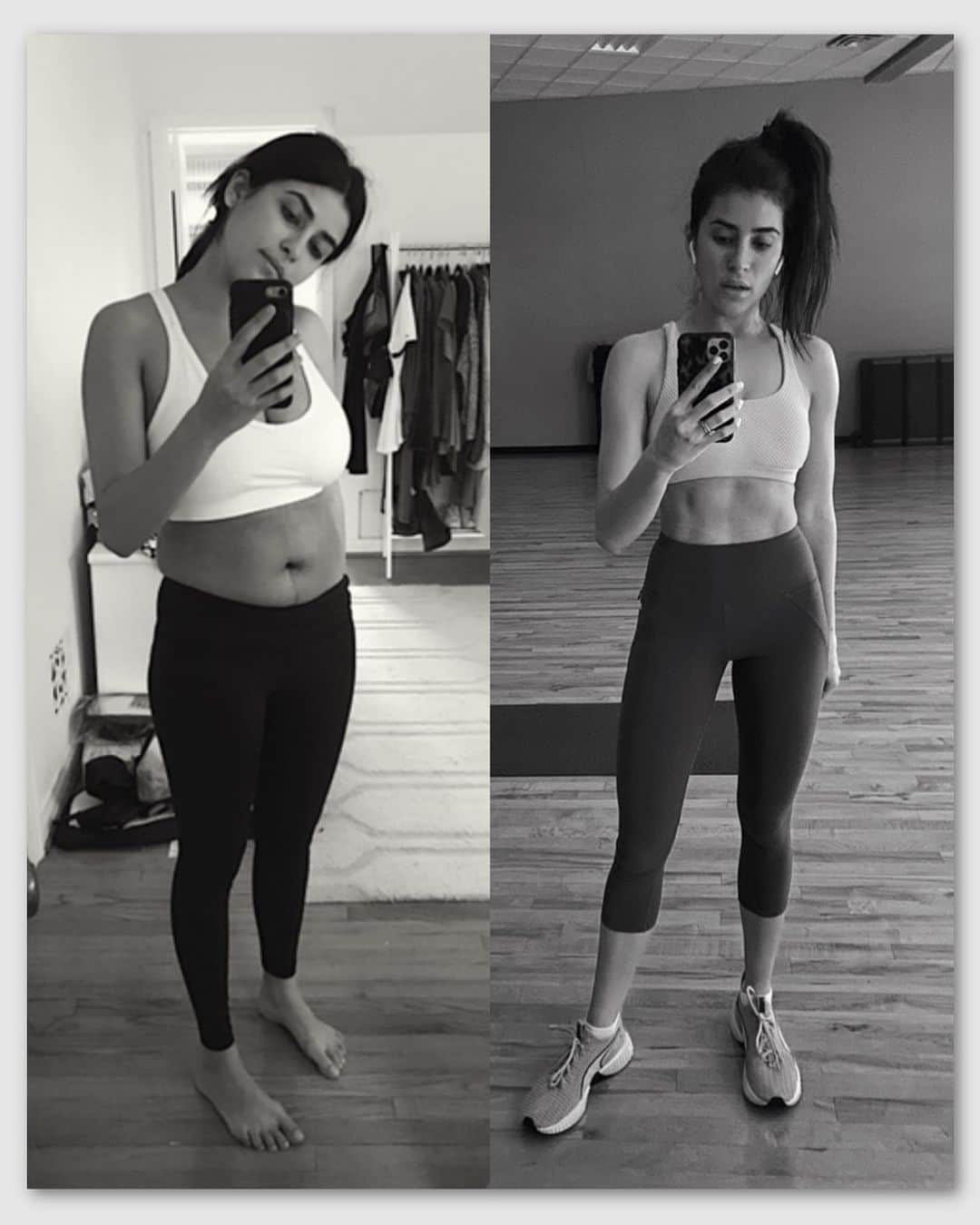Sazan Hendrixさんのインスタグラム写真 - (Sazan HendrixInstagram)「2 months after having a baby VS 2 years after having a baby 🎀 I’ll never forget that first day back in the gym after having Teeny. Just the “warm up” made my body feel like I was pulling dead weight. I remember leaving and feeling so discouraged & overwhelmed. I wanted to quit but I also wanted to prove to myself that I could do anything after having a baby with the right mindset. My new found strength as a mother empowered me to keep going. I really had to reset my thinking and learn how to be kind to my new body. How to love it every step of the way. My pregnancy really taught me that and to also trust the process of what it has to go through. I had the same experience with my postpartum journey. Shout out to PATIENCE 🙌🏼 Little by little day by day I started to build up my stamina & a newfound confidence was born. It gave me the strength I needed to persevere. I can genuinely say to any and all mamas out there who are feeling defeated right now - YOU GOT THIS. Yes IT’S TOUGH, but so are you. 👊🏼 Just like our babies, our bodies are a blessing and we don’t have to feel bad for wanting to take the best care of it. Whether it’s a 20 minute walk with your baby on deck or a quick HIIT workout or splurging on that delicious smoothie you love - YOU DESERVE IT. Make some time for you. Show up, put in the work and give yourself a break when you need it. Don’t let your hormones trick you in the process (mine tried lol) because you CAN do ANYTHING you set your mind, heart and soul to 💗 #postpartumjourney #bbgmoms #bbgtransformation #fitness」12月30日 10時44分 - sazan