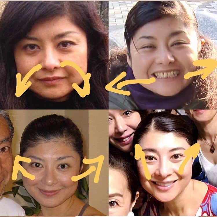 間々田佳子のインスタグラム：「あと数日寝ると2020年 休暇中は家族やお友達と写真を撮るかな？  〇〇さん、何だかきれいになったね！と言われるように！  口角の角度にこだわりをもってみてはいかがでしようか？❣️ #間々田佳子 #表情筋研究家」
