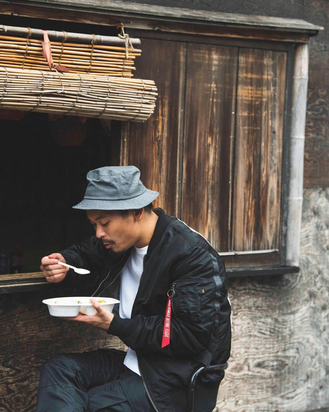 ALPHA INDUSTRIES JAPANのグルメインスタ