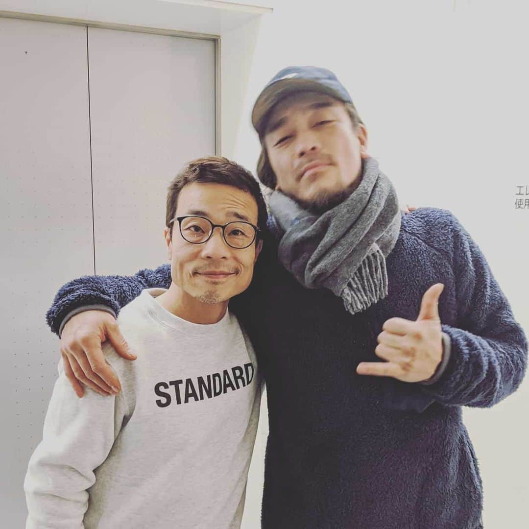 磯部正文のインスタグラム：「G-FREAK FACTORY茂木  久々に会えた根岸さん NUMBER GIRLひさ子ちゃん みんな素敵」