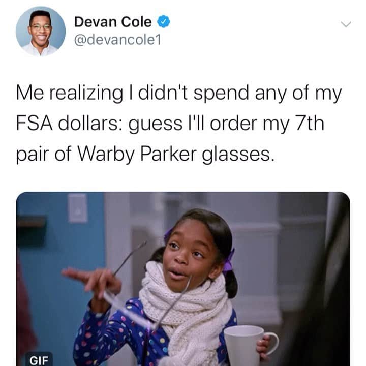 Warby Parkerのインスタグラム：「We don’t know who needs to hear this, but your FSA dollars might expire tomorrow at 11:59 p.m. ET ⏰Put them to use with the link in our bio!」