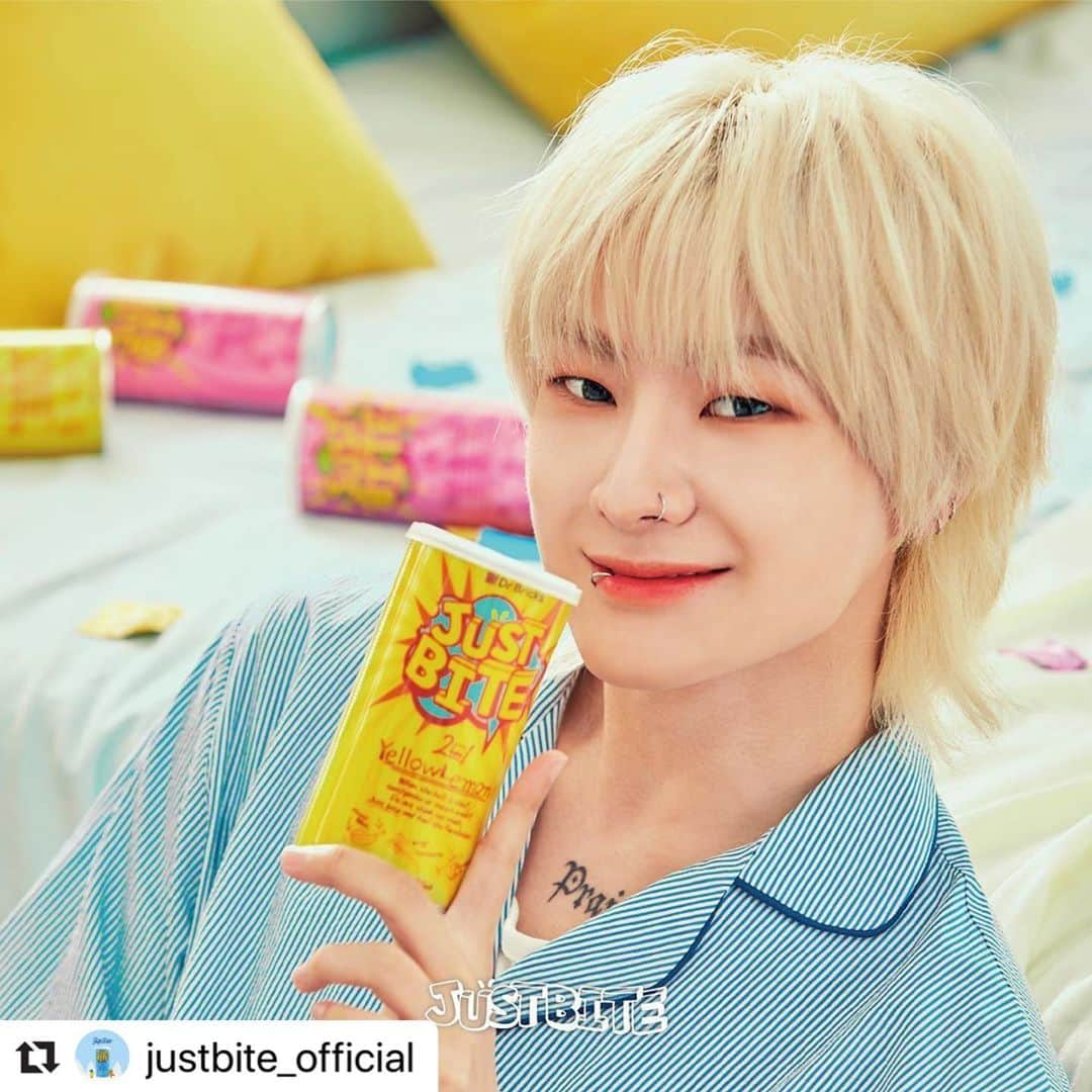 Victonさんのインスタグラム写真 - (VictonInstagram)「#Repost @justbite_official ・・・ 세세처럼 상큼한 저스트바이트 옐로우레몬🍋 저녁 먹고,우리 같이 저스트바이트❗️✨ #저스트바이트 #고체가글 #도한세 #한세 #가글 #가글추천」12月31日 0時19分 - victon1109