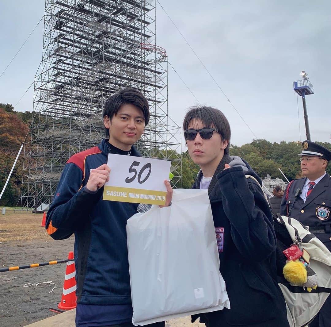 砂川信哉のインスタグラム：「あす大晦日19時から『SASUKE2019」放送です。 思うことは色々あるけれど、終わった後に書こうと思います。 是非ご覧ください。 自分の番に集中しすぎて写真全然撮れなかった。」