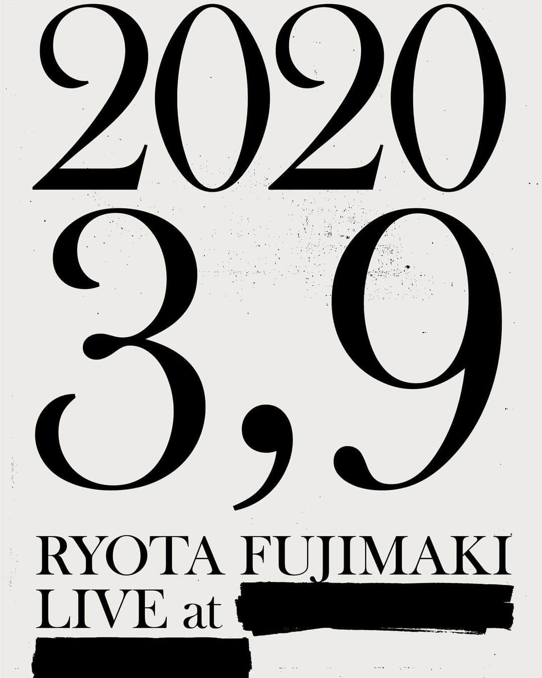 藤巻亮太さんのインスタグラム写真 - (藤巻亮太Instagram)「Coming Soon... #藤巻亮太 #3月9日」12月30日 16時15分 - ryota_fujimaki