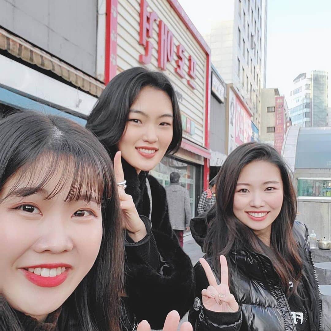 小椚ちはるのインスタグラム：「韓国旅行🇰🇷✈️❤️ #trip#korea#busan」