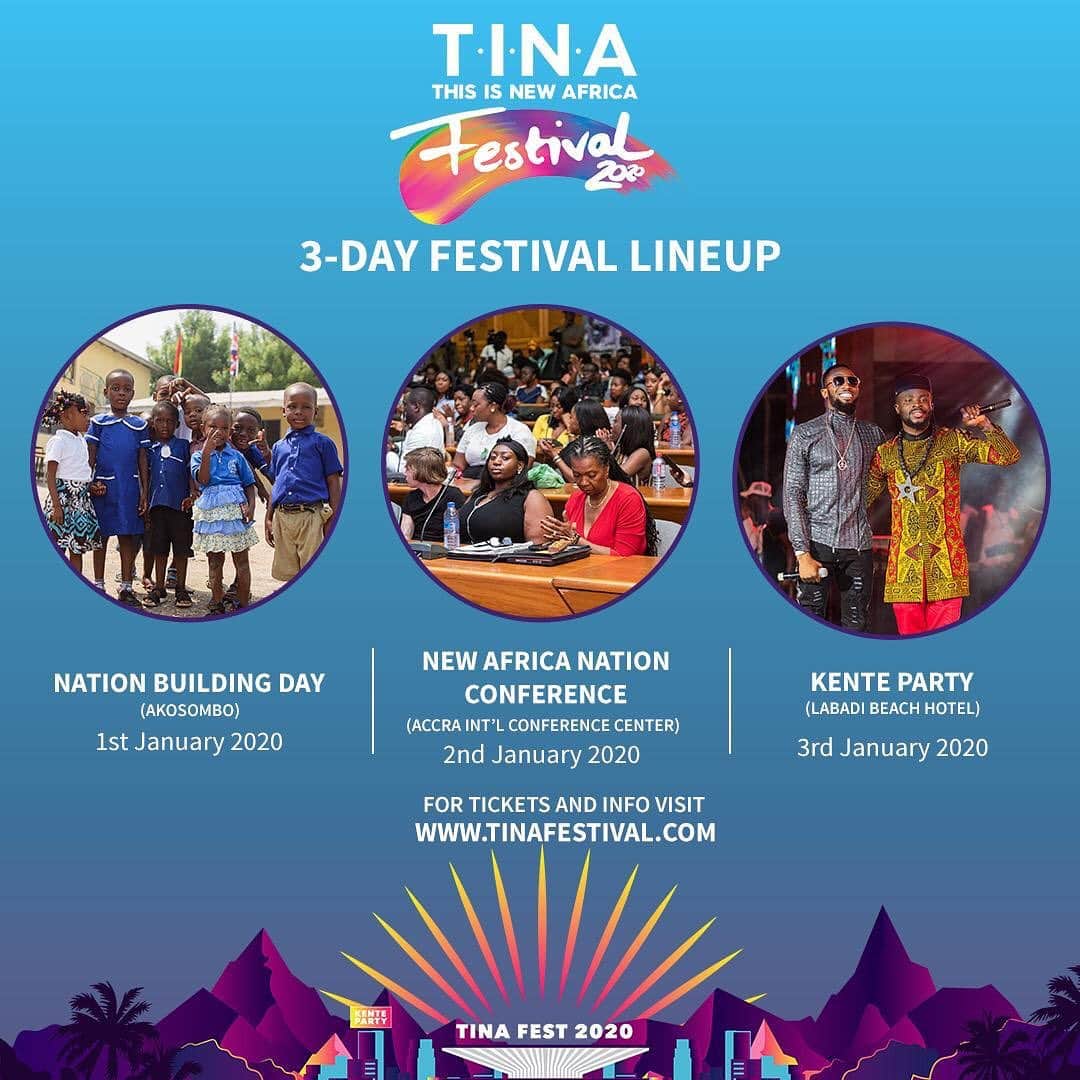 Fuse ODGのインスタグラム：「🇬🇭🇬🇭 TINA Festival 2020 loadinggg ⏳....Have you got your tickets yet? 👑 @tinafestivalgh ➡️ https://tinafestival.com  @tinafestivalgh  #newafricanation  #tinafestival  #tinafestival2020」