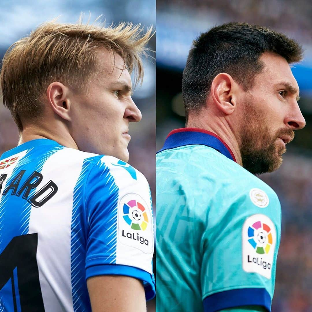 LFPさんのインスタグラム写真 - (LFPInstagram)「🌟 𝑺𝑻𝑨𝑹𝑺 🌟 • #Odegaard #Messi #RealSociedad #Barça #LaLigaSantander #LaLiga」12月30日 19時30分 - laliga