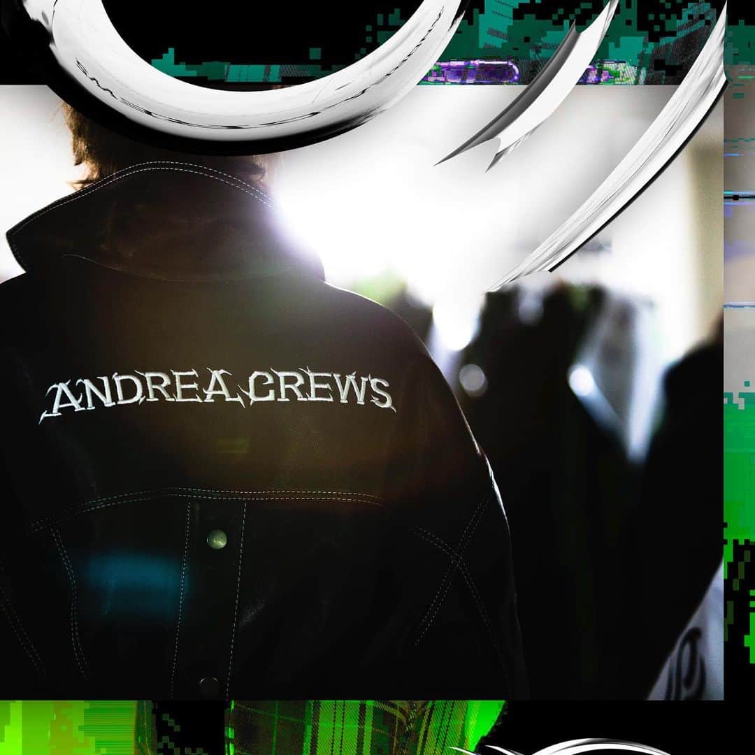 アンドレアクルーズのインスタグラム：「Andrea Crews Leather Jacket, Oversized.  Come and see in shop.  #andreacrews #FW19 #madeinparis #frenchfashion #extremefashion #upcycling #fashionartactivism #unisex #sportswear #parisfashionweek #streetwearbrand #printed #artisanat #frenchbrand #recycledfashion #handmade」