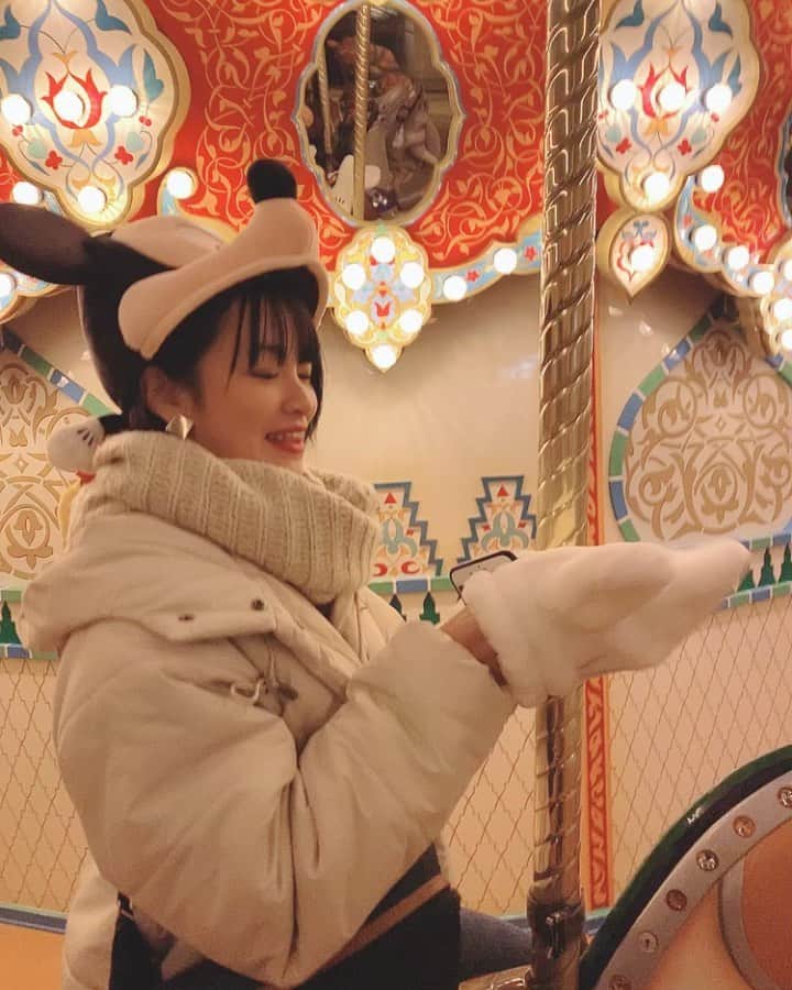 amiのインスタグラム：「#tds #tokyo #disney #sea #disneysea #mickey #attraction #merrygoround #disneyphoto」