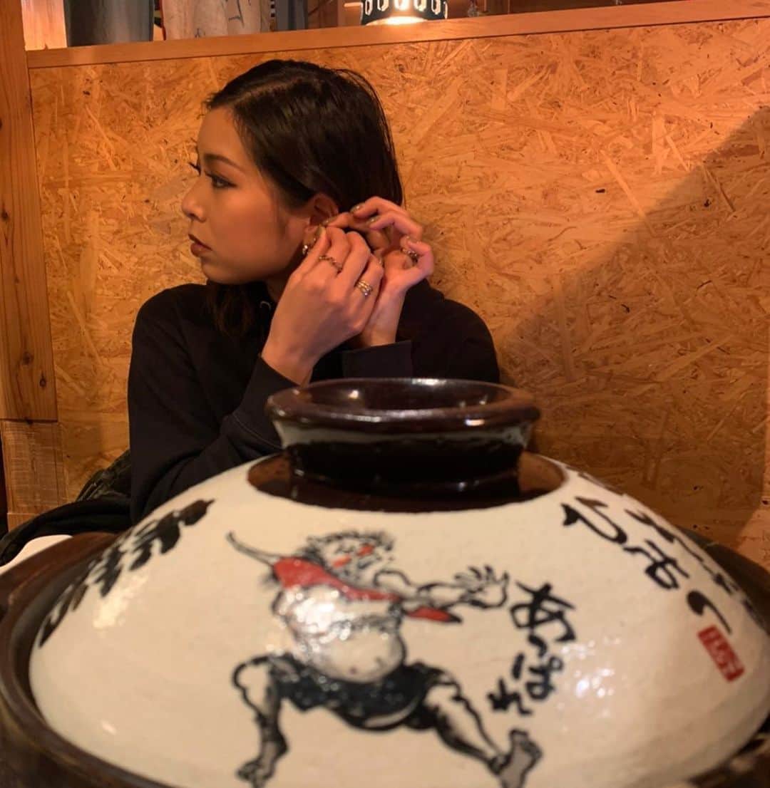 のインスタグラム：「#冬はやっぱ鍋よね #赤から大好き  #鼻高くならないかなーw👃🏼」