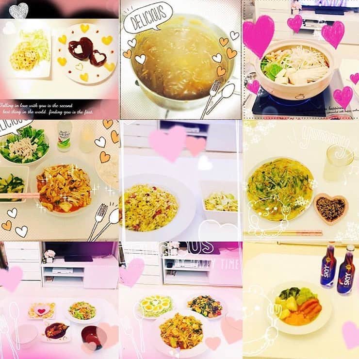 鹿島沙希さんのインスタグラム写真 - (鹿島沙希Instagram)「よく『料理出来るの？その辺の草とか食ってそう』 と言われます。  クックパッド見ればケーキだってワンちゃんのご飯だって何でも作れます。笑  全部島根にいた時に作ったやつだけど😂  #おうちごはん #自炊 #料理 #おつまみレシピ」12月30日 21時13分 - kashima_saki_1