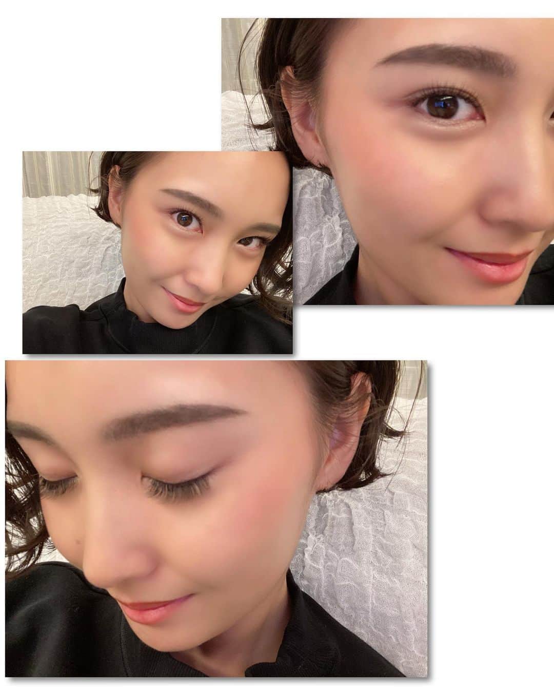 木村安梨沙のインスタグラム：「2019年ラストのマツエクを またまた　@abikura_diptymoila さんにお願いしました❤️ 最近自まつ毛の調子がいいみたいで、嬉しい😘 @abikura_diptymoila さんにいつもお任せでお願いしてるんだけど、 本間に自分の目に似合うマツエクを着けてもらえるから 安心して仕上がりまで爆睡してる🤣（笑） 今回は年末年始忙しいので、 付けれるだけ付けてもらいました✌️✨ また来年もよろしくです❤️」