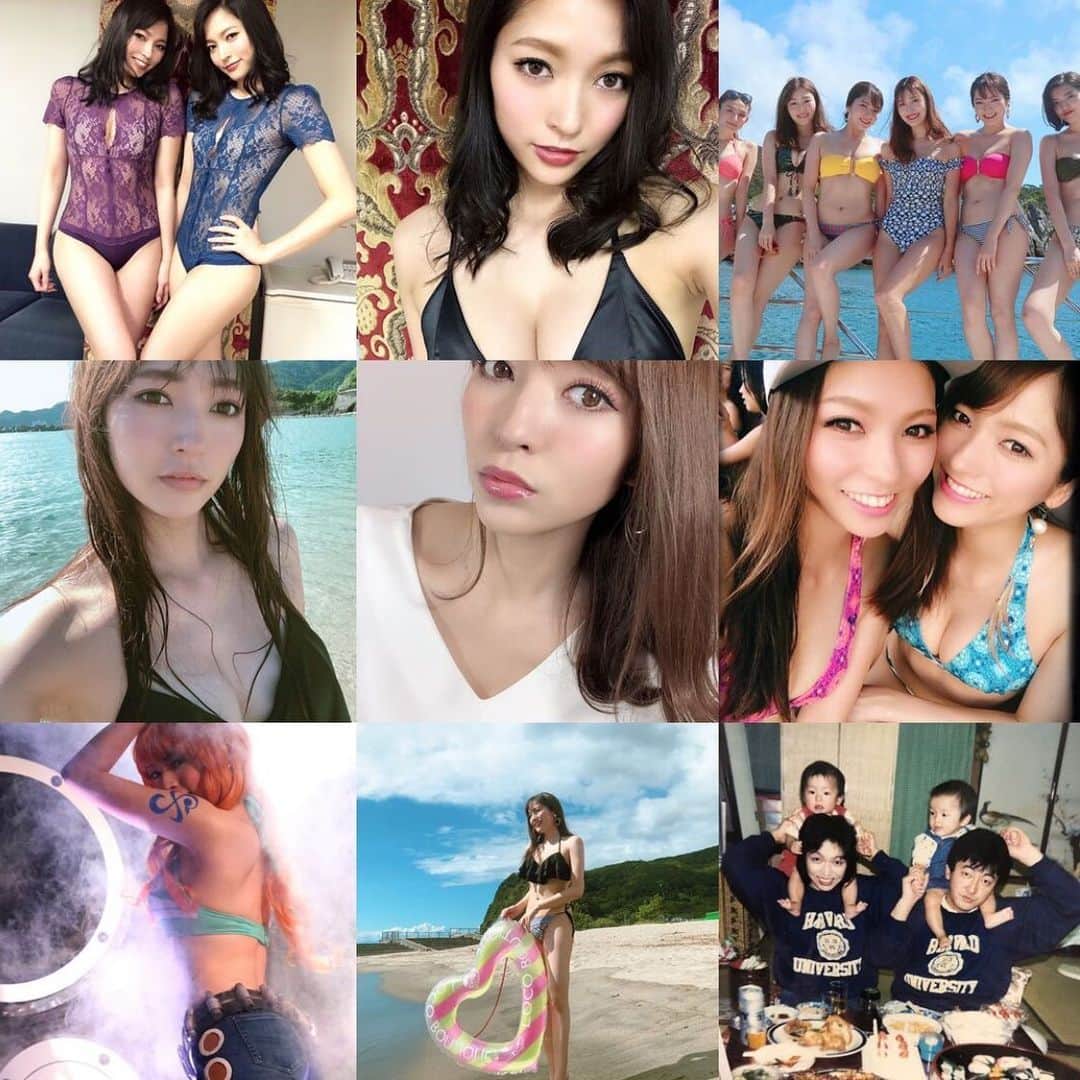 のインスタグラム：「・ 水着率の高さよ🤪👙 ・ ・ #2019bestnine #今年もありがとうございました❤️」