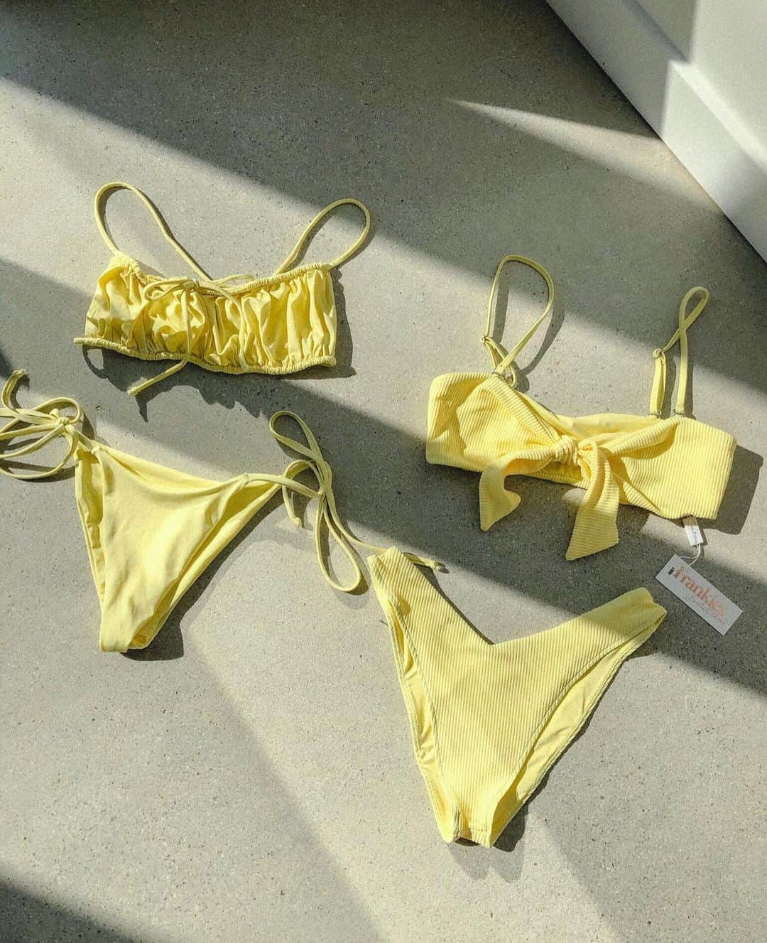 FRANKIES BIKINISさんのインスタグラム写真 - (FRANKIES BIKINISInstagram)「hello, yellow. which one will you be purchasing in two weeks? 🌝 #spring2020」12月31日 3時26分 - frankiesbikinis