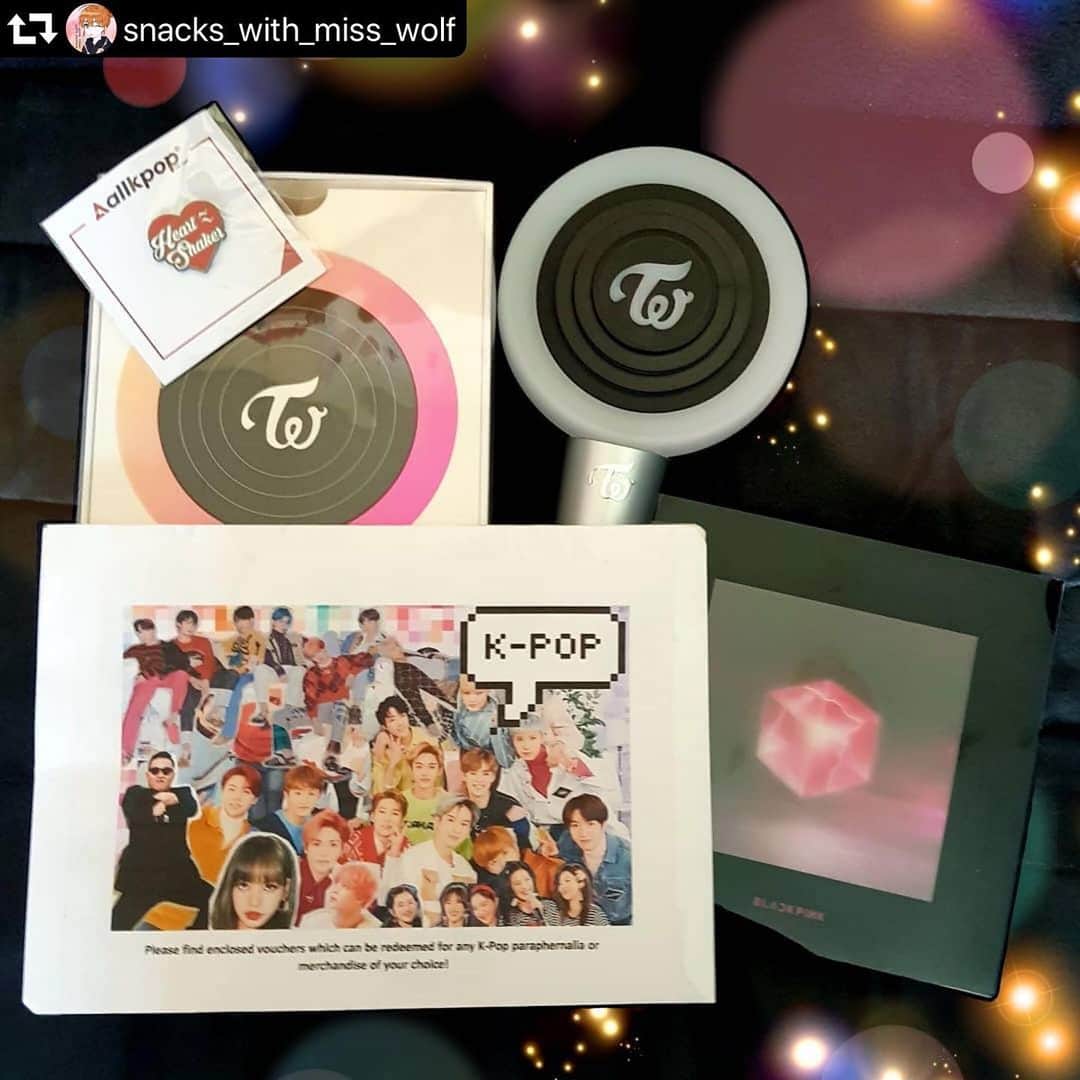 allkpopTHESHOPさんのインスタグラム写真 - (allkpopTHESHOPInstagram)「#repost @snacks_with_miss_wolf ・・・ So this was my Christmas 2019 - I received quality over quantity which is always a great thing. . . The Mister made it clear that going to see #TheBoyz 2019 Europe tour was my Christmas present so I really wasn't expecting to receive anything else, so it was a big surprise to receive the goodies pictured here and I feel blessed 🙏🏼♥️ . . The hooded cat fleece has now been stolen by Saffron who has taken it to her nesting pile 😂😂 . . I'm super excited about getting the Twice Candybong Z so I just went out in all the rain to get batteries for it and now it's linked up to the app for lots of light fun 😄🍭♥️ . . I hope you all enjoyed your Christmas or other holiday fun 😊🙏🏼🙌🏼♥️ . . . #ChristmasGifts2019 #ChristmasGift #Christmas #Kpop #KpopChristmas #Twice #Once #LightStick #TwiceLightStick #AllKpopTheShop #CandyBongZ #TwiceCandyBong #HeartShaker #BlackPink #SquareUp_BlackPink #FleeceBlanket #Ateez #Cute #ChristmasDinner #Cider #KopparbergSpicedApple #Kopparberg #Hoodie #Selfie #ChristmasSelfie #HappyHolidays #MerryChristmas」12月31日 3時52分 - allkpoptheshop