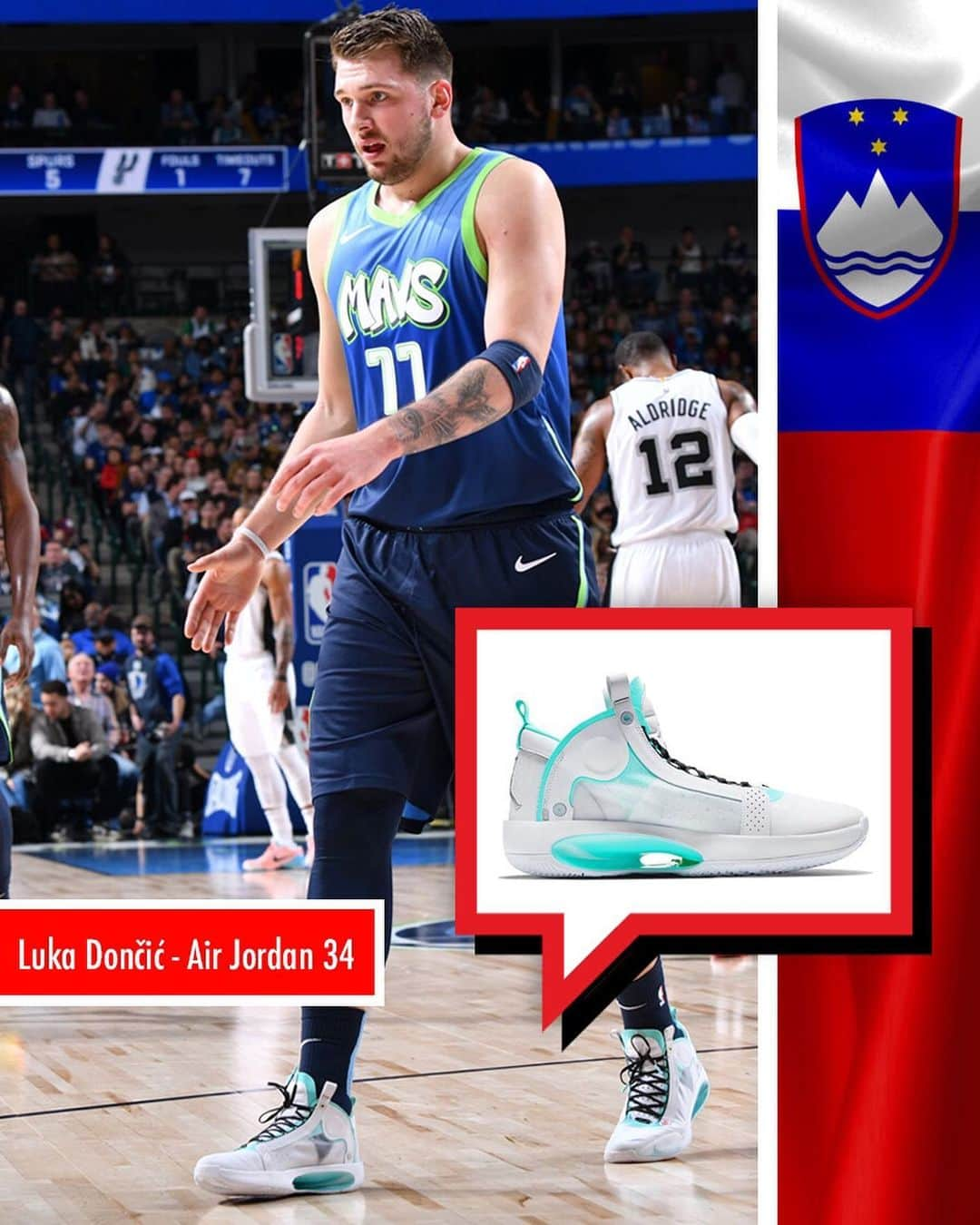 Nice Kicksさんのインスタグラム写真 - (Nice KicksInstagram)「As the guard looks to lead the Dallas Mavericks towards the playoffs, Jordan Brand looks to expand their reach far beyond retros and far beyond the US. Hit the LINK IN BIO for how @lukadoncic aligns with the new vision of @jumpman23.👏🔥」12月31日 4時15分 - nicekicks