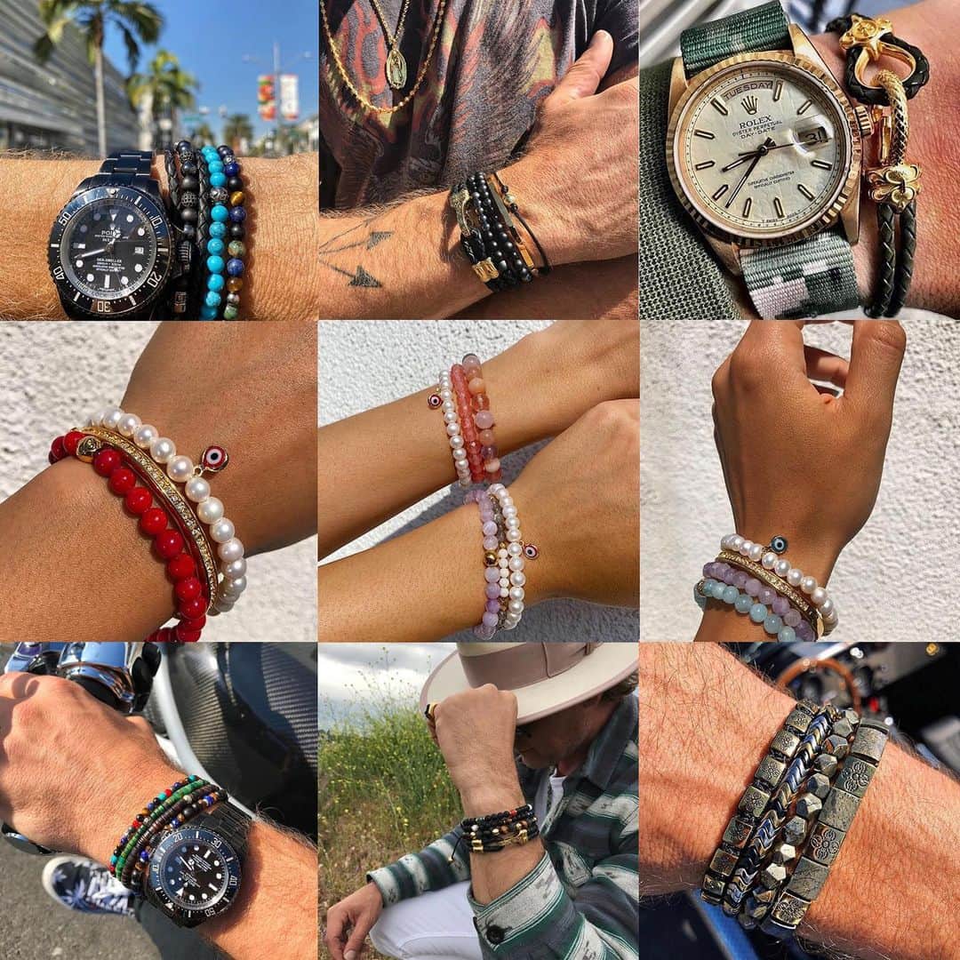 ナイアラヤさんのインスタグラム写真 - (ナイアラヤInstagram)「Some of our favorite wrists from 2019 🔥 thank you for all the love and support this year ❤️ We’re beyond excited to show you what we have in store for 2020 💥 #Nialaya #2020」12月31日 4時33分 - nialayajewelry