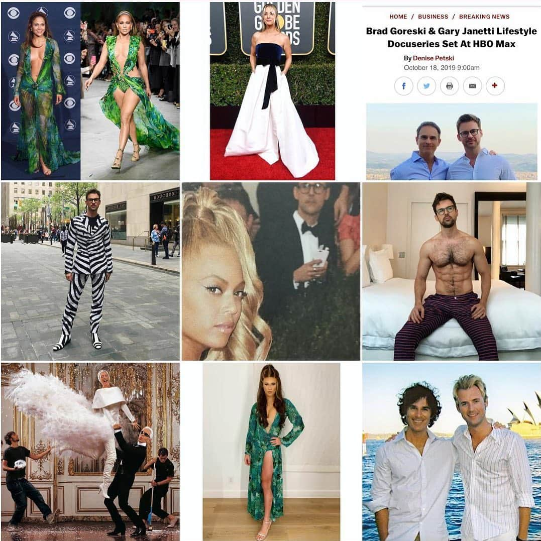 ブラッド・ゴレスキーさんのインスタグラム写真 - (ブラッド・ゴレスキーInstagram)「This #topnine is too perfect! You like JLo, elegant Kaley, our upcoming tv show, sequin suits, Beyoncé, shirtless photos, iconic photos, me as JLo and bad hair styles! More to come in #2020 ❤️ #2019」12月31日 4時52分 - bradgoreski