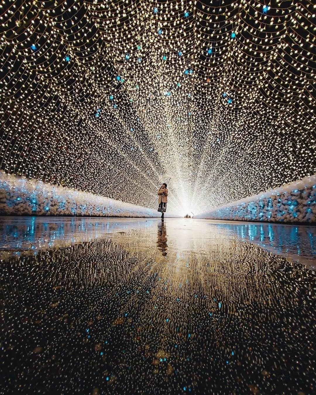 Travel + Leisureさんのインスタグラム写真 - (Travel + LeisureInstagram)「This dazzling light show in a Japanese flower garden is one for the bucket list! Read about it at our link in bio. #tlpicks courtesy of @_deepsky」12月31日 7時56分 - travelandleisure