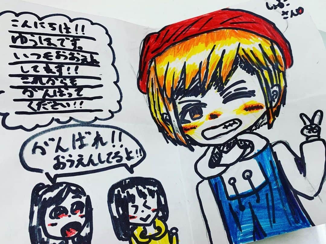 越野翔子さんのインスタグラム写真 - (越野翔子Instagram)「可愛いファンレター。 ゆうほちゃんありがとう。 嬉しい！！」12月31日 8時52分 - syoko.koshino