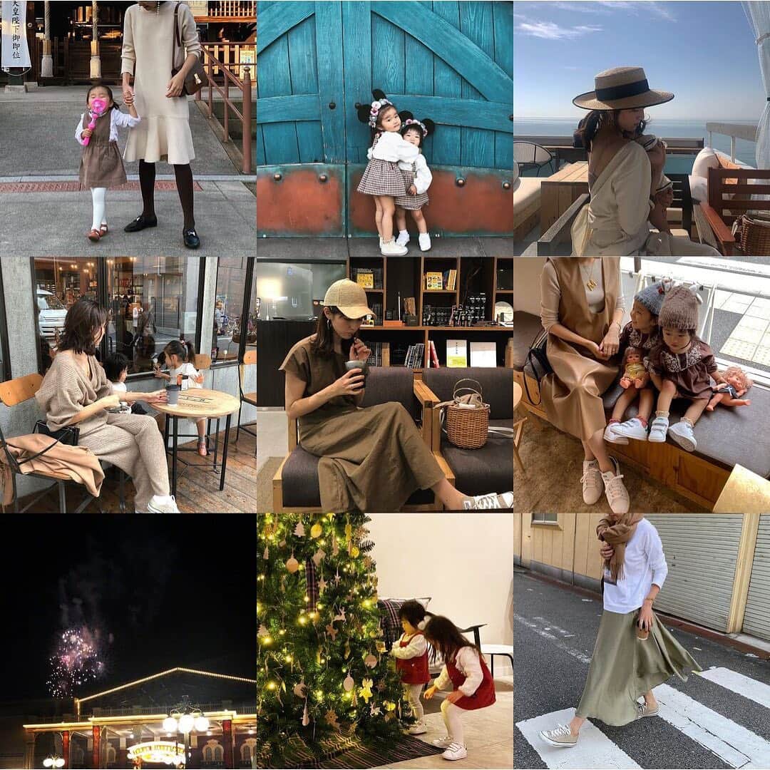 美生のインスタグラム：「今年も大変お世話になりました🕊 ﻿ instagramを通じで﻿ たくさん元気をもらって﻿ 幸せな気持ちになれました♡﻿ ありがとうございました🙇‍♂️💕 ﻿ どんなときも﻿ 私のそばには﻿ @donobanweb のお洋服と﻿ 娘たちがいたなぁ…♡﻿ もちろん👨🏾も✨﻿ ﻿ 来年もどうぞよろしくお願いいたします♡﻿ ﻿ #thankyou2019 #2019bestnine」