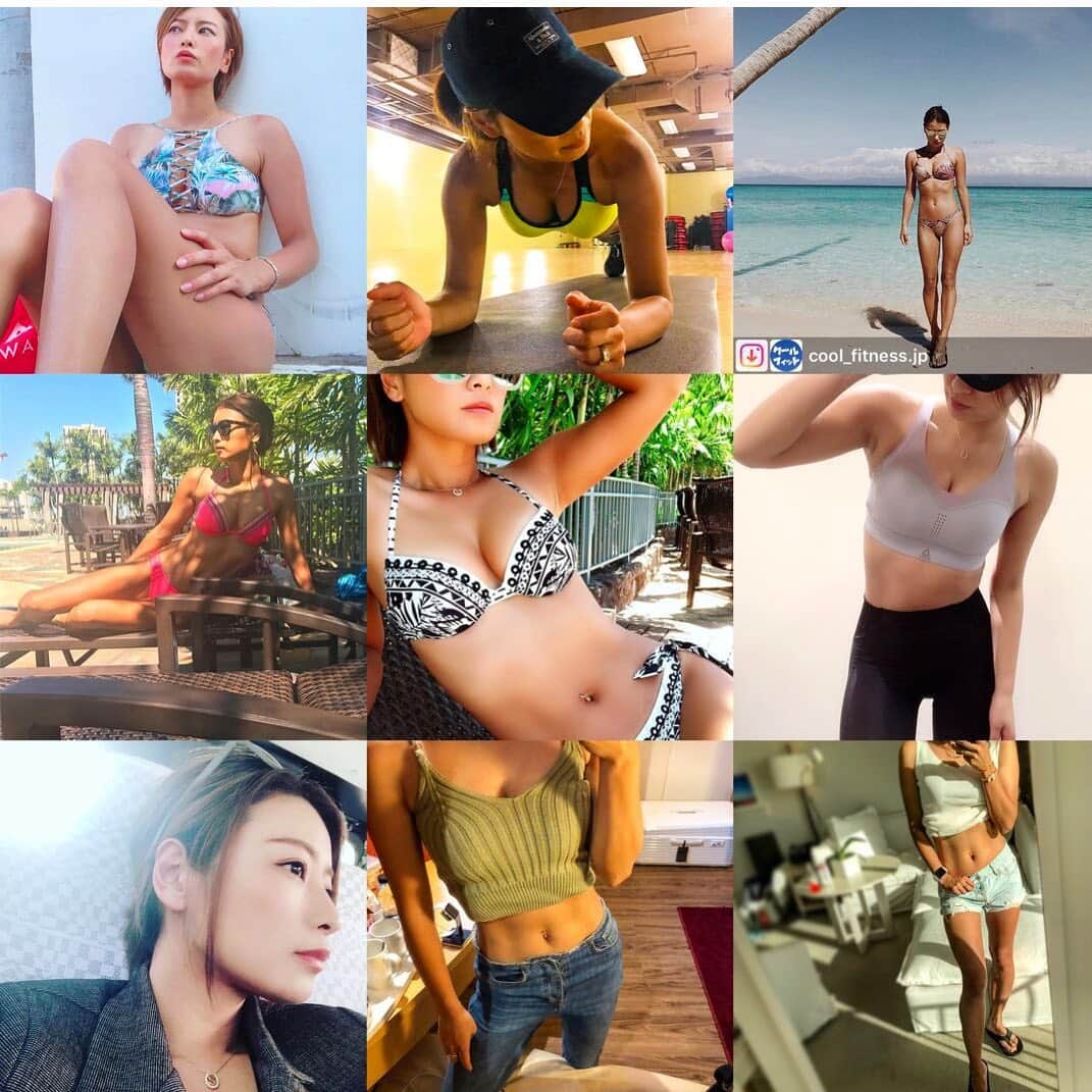彩海のインスタグラム：「. . 2019ベスト9！ 皆んな年末にやるやつね！ . . やはり水着とトレーニングウェアが上位🤣 . これからも投稿できるように 身体作り頑張りますw . . . . ボードからの温泉でホッコリしたので 起きてられるかわかんないけど カウントダウンとか気にしないので。笑 . 先に載せておきます！ 2019ありがとう！ . . 最高に楽しい一年だった！ . . そしてフォロワーさん 1年ありがとうございました！ 愛してます！ Hug!!!! . . . . #2019#2019bestnine #2019bestnineinstagram」