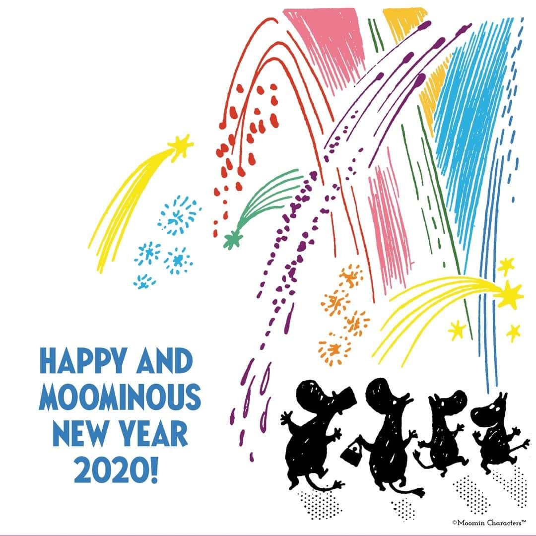 ムーミンさんのインスタグラム写真 - (ムーミンInstagram)「We wish you a new year filled with adventures and love ❤️ Happy and Moominous New Year 2020! 😍 ✨ ❤️ #ToveJansson #Moomin #moominofficial #2019」12月31日 18時53分 - moominofficial