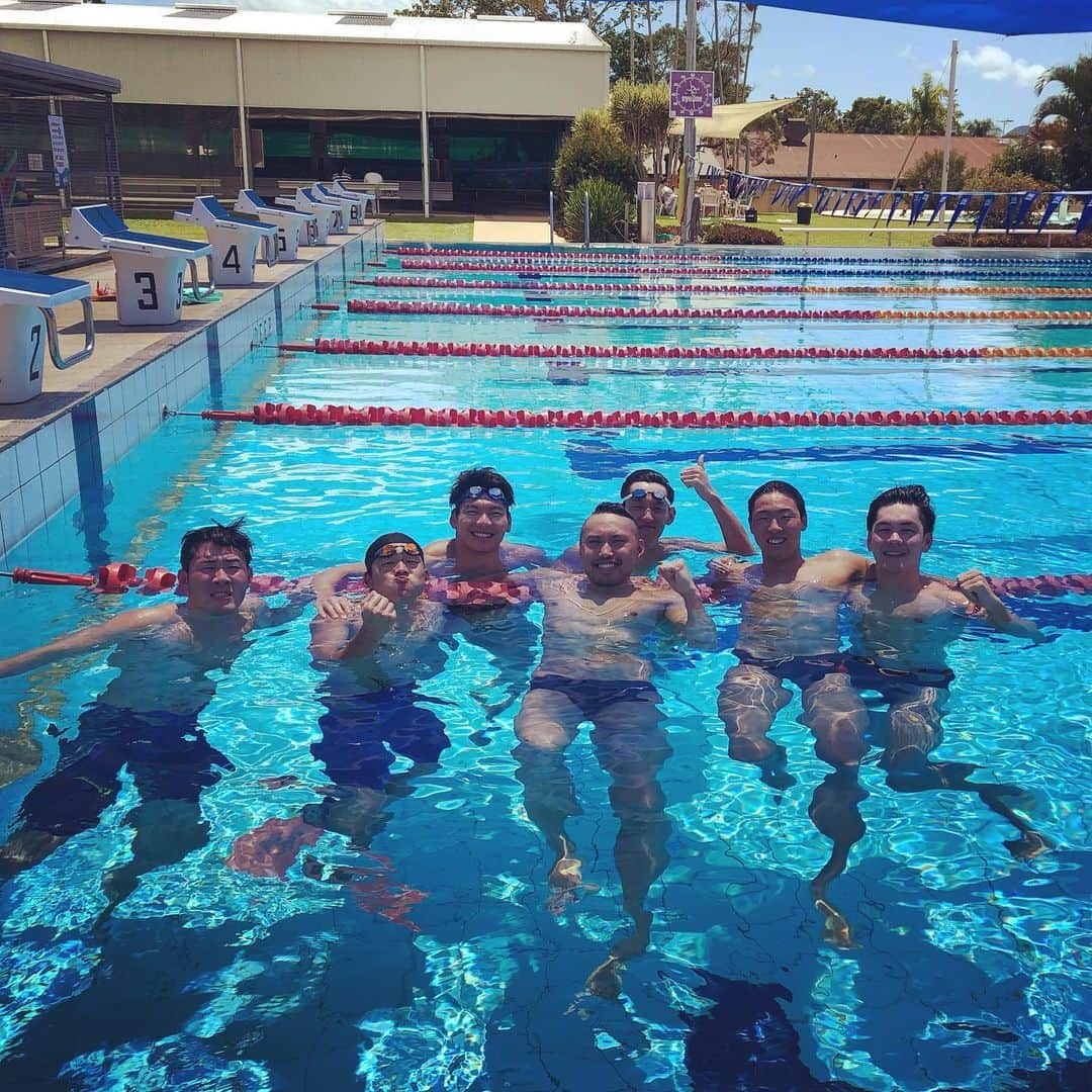 岸田真幸のインスタグラム：「Last practice of 2019🏊‍♂️. 2019年ラスト練習🏊‍♂️. . #ツカサ電工 #ツカサドルフィン #TSUKASA #TsukasaDolphin #水泳 #競泳 #swimming #ケアンズ大好き」