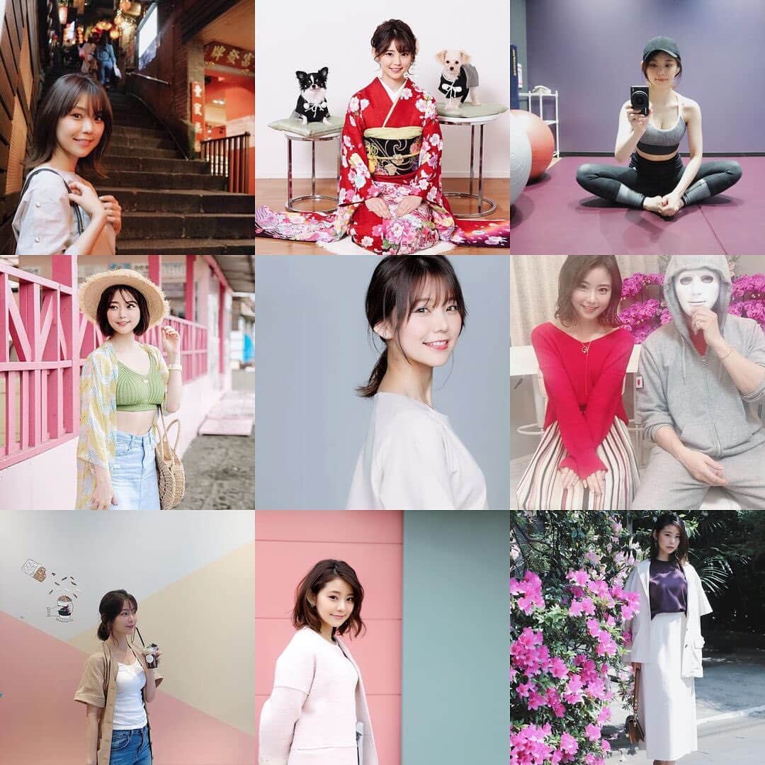 林村ゆかりのインスタグラム：「今年はYouTubeしてみたいとか、ライバー事務所やってみたいとかステップアップに向けた年になりました！来年も年齢に囚われず、なりたい自分になる。作りたい世界をつくる！と目標も決まり…これから厳かに実家で家族と過ごします☺️🐶💕 今年も大変だなぁと感じることもありましたが、たくさんの魅力的な方に出会えたり、支えていただいたり。。感謝の気持ちでいっぱいです🥰良いお年をお迎えください🎍  #2019bestnine #ライブ配信#ライバー」