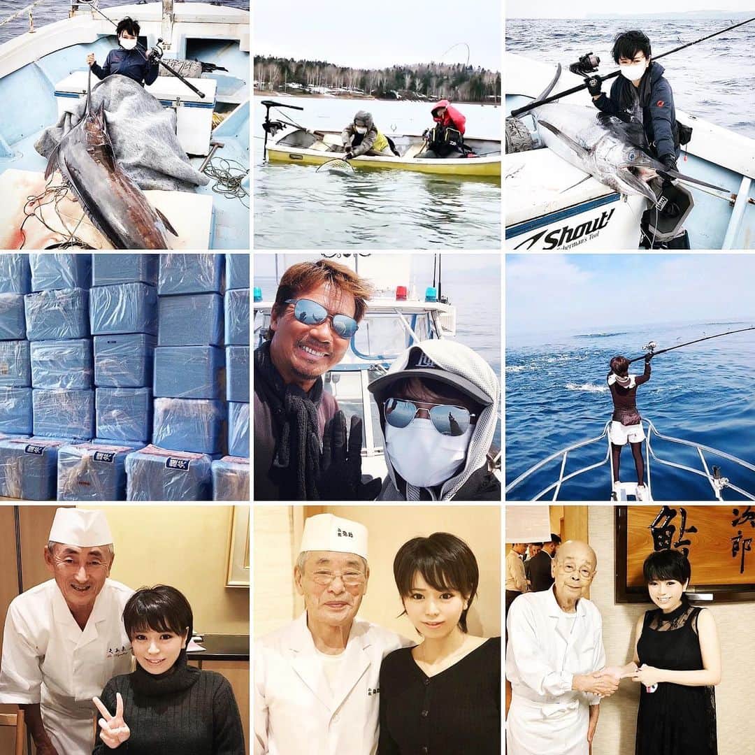 スーパーナブラのインスタグラム：「． ． ❶ 2019年 BEST9 (上左) ブルーマーリン 108kg (上中) 巨大イトウ🎣 (上右) ブルーマーリン 70kg (中左) 30名さまに本マグロプレゼント (中中) マグロ釣り10年分成長した！ (中右) トリプルスーパーナブラ ※ そんな言葉はこの世に存在しません なぜならそんな現象は起き…ちゃった✨ (下左) 今田さん 銀座久兵衛😊 (下中) 森田さん 小松弥助😊 (下右) 次郎さん すきやばし次郎😊 ． ❷ 2018年 BEST9 ❸ 2017年 BEST9 ． 🐟写真中央🐟 お正月のYouTubeおたのしみに✨ 自分だけの宝物にしていた映像出します！ (1月2日を予定しています) キャスティングゲームのクロマグロ釣り 1日で○○本爆釣するテレビ映像って 過去にあったかな？😊💕 ． ⚠️今年一番の釣果は何でしたか？ コメントで詳しく聞こうじゃないか😊 ． ． 🏔おしらせ🏔 最新の登山動画をYouTubeで公開中です！ Instagramの自己紹介欄中のURLか YouTubeでスーパーナブラと検索して ぜひみてくださいね💕 ． #釣り#釣りガール#マグロ#東北 #猫#ネコ#保護猫#にゃんすたぐらむ #2019bestnine#bestnine#ねこ#猫部 #YouTube#車中泊#風景#景色#北海道 #道の駅#自然#キャンプ#ツーリング #琵琶湖#釣り#ブラックバス#鮨 #旅行#観光#発見#おでかけ#女子旅」