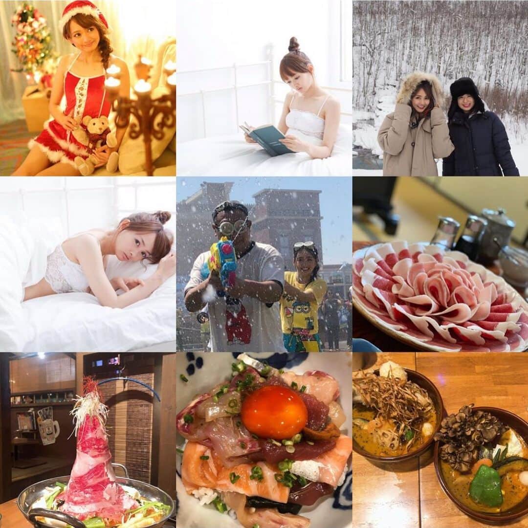 朋未のインスタグラム：「今年も大変お世話になりました。 ありがとうございました(*´꒳`*) ガチャラジでもお話したのですが 今年の漢字は「勉」  久しぶりにちゃんと勉強した１年でした。 おかげ様で２年はみっちりやらなきゃなあと覚悟していた 保育士試験の筆記に一発合格することができました。奇跡... 2020年も引き続き勉強しながら 仕事や旅行、プライベートも充実させていきたいと思います。  もう放課後デイサービスの子どもたちに会いたいけど 家族で楽しく幸せを感じながら年末年始を過ごしているといいな。。 今年の年末は広島、その後実家に帰ってきます😊  よいお年をお迎えください。  2019.12.31  #ベストナイン2019 #保育士試験勉強 #放課後等デイサービス #食べ物グラム」